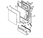 Crosley CDU450V door diagram