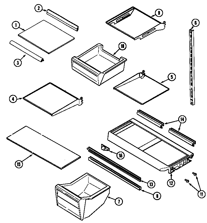 Shelves & accessories
