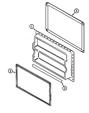 Freezer inner door