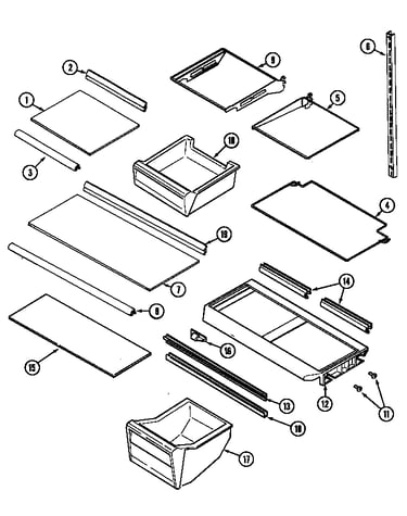 Shelves & accessories