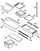 Shelves & accessories (ctb1723ara) (ctb1723arw)