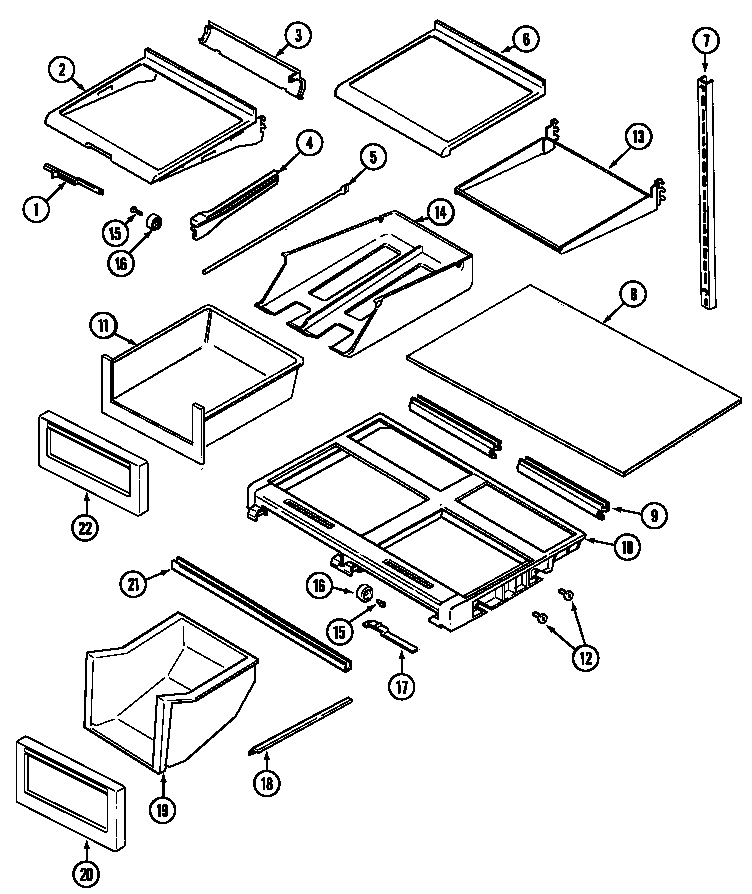 Shelves & accessories