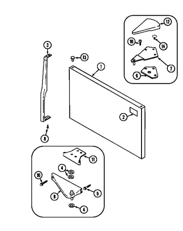 Freezer outer door