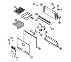 Maytag GT1924NXCW freezer compartment diagram