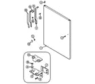 Maytag GT1924NXCW fresh food outer door diagram