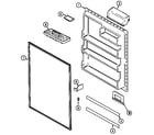 Maytag GT1924NXCW fresh food inner door diagram