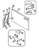 Freezer outer door
