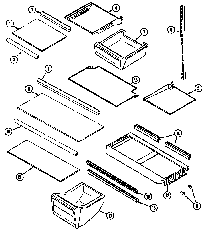 Shelves & accessories