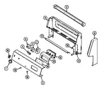 Maytag ME3842XRA control panel diagram