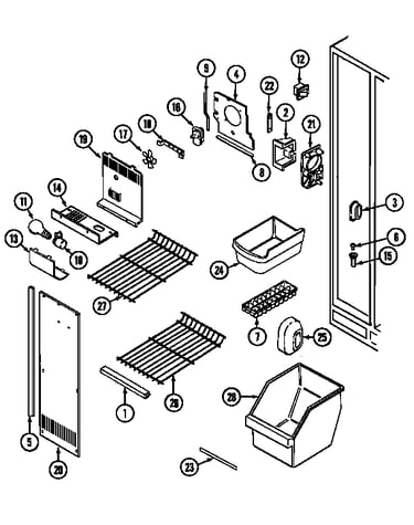 Freezer compartment