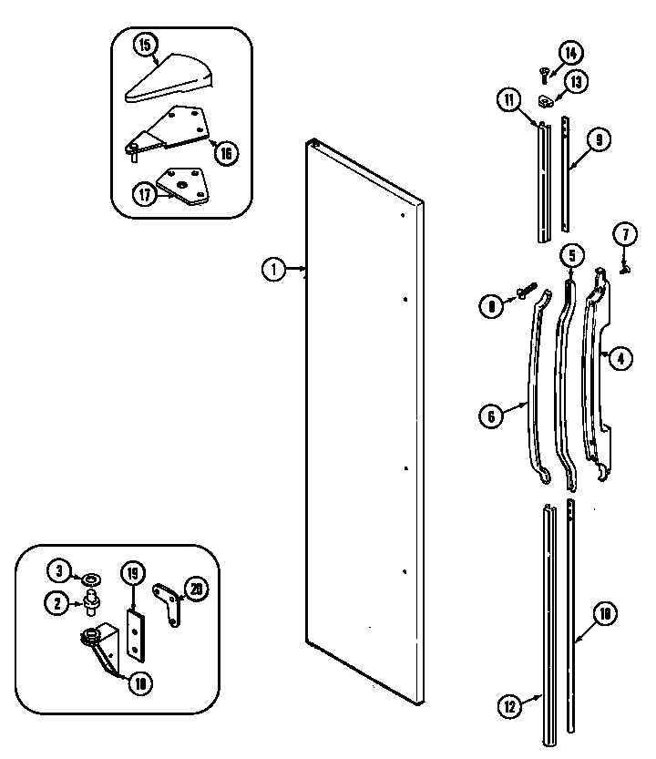 FREEZER OUTER DOOR