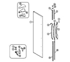 Maytag RSD2050AGE freezer outer door diagram