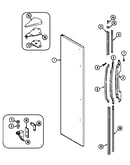 Freezer outer door