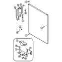 Maytag GT1726PVCW fresh food outer door diagram