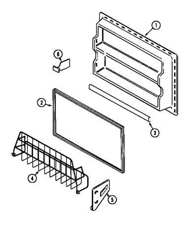 Freezer inner door