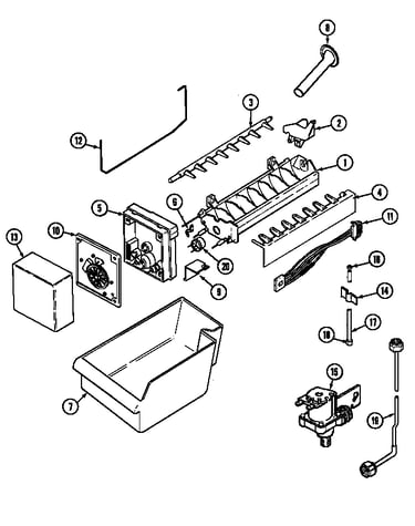 Optional ice maker kit-uki1000agx