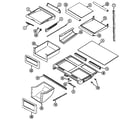 Maytag GT2127PVCW shelves & accessories diagram