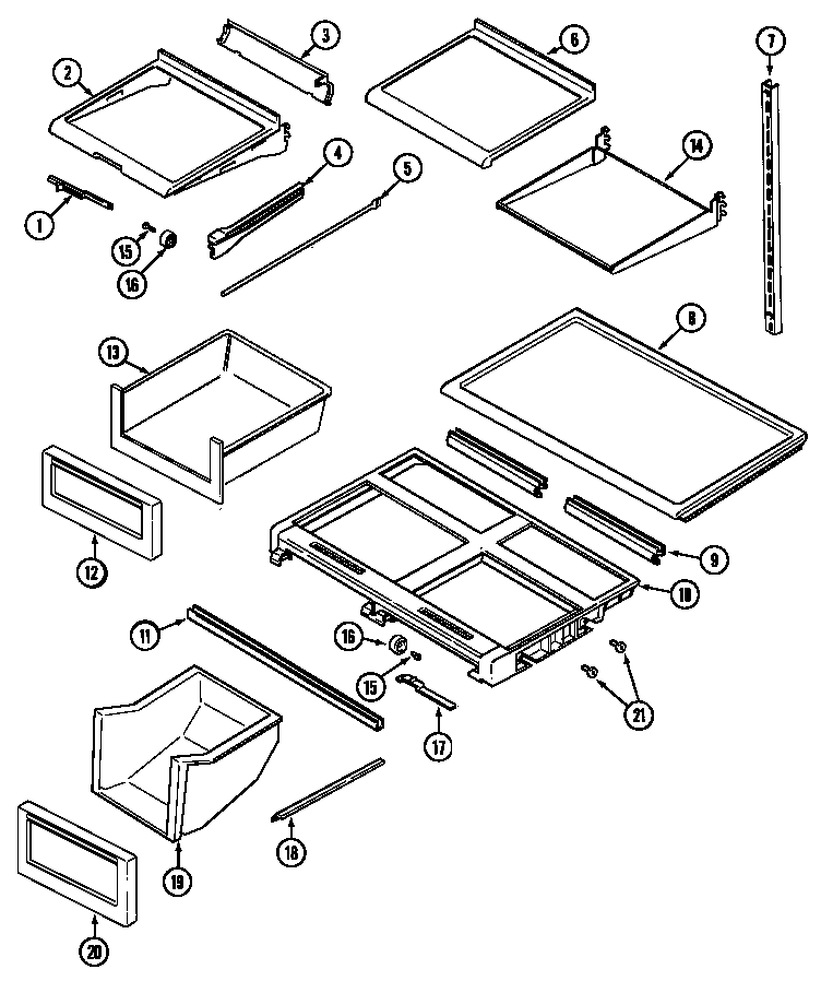 Shelves & accessories