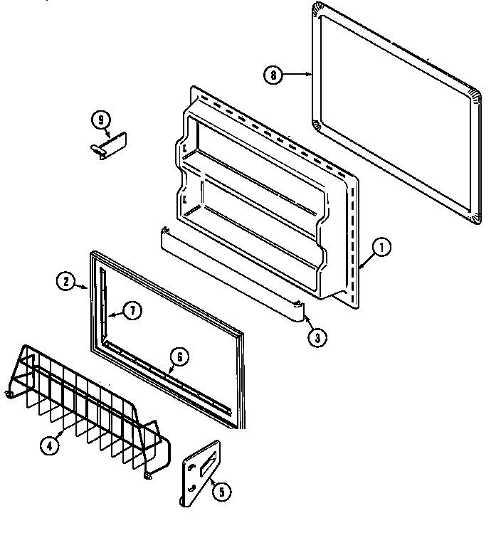 Freezer inner door