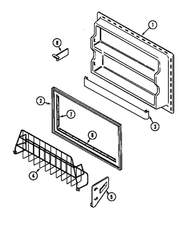 Freezer inner door