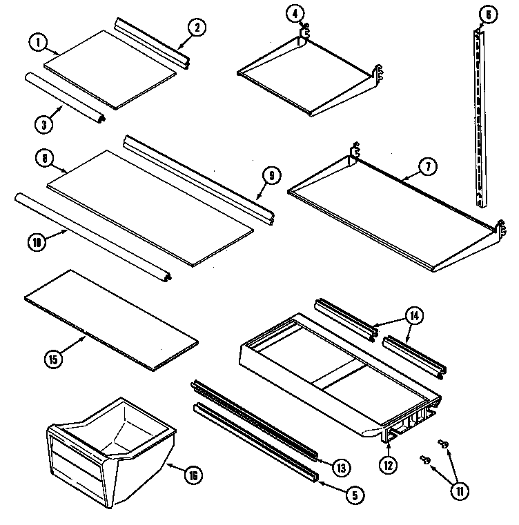 Shelves & accessories