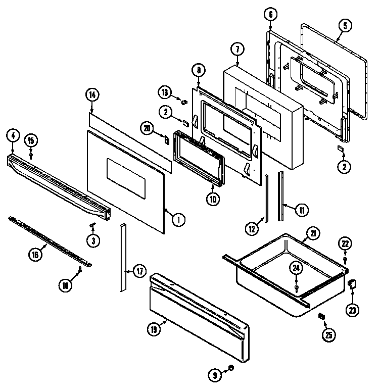 DOOR/DRAWER (XRA) (C3842XRA)