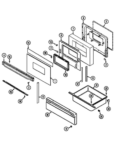 Door/drawer (xra) (c3842xra)