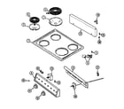 Hardwick 90131 top assembly/control panel diagram