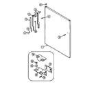 Norge NTF2110ARW fresh food outer door diagram