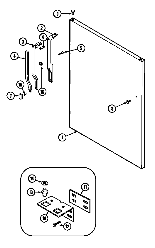 FRESH FOOD OUTER DOOR (BISQUE) (MTB1943ARQ)