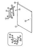 Fresh food outer door (bisque) (mtb1943arq)