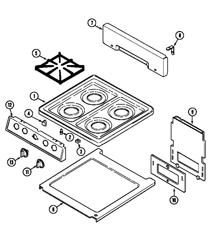 Top assembly
