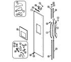 Maytag RSW2250AGE freezer outer door diagram