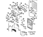 Maytag RSW2250AGE ice & water dispenser diagram