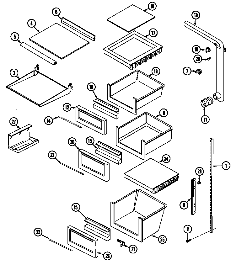 Shelves & accessories
