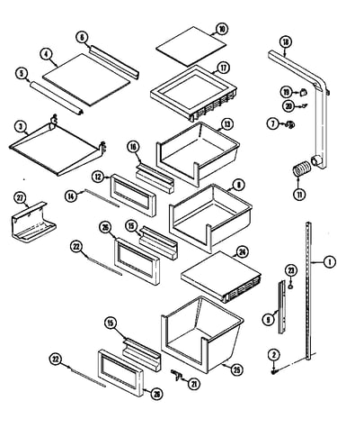 Shelves & accessories