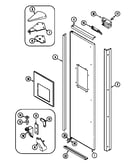 Freezer outer door