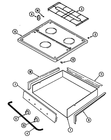 Top & burner box