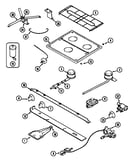 Top & gas controls