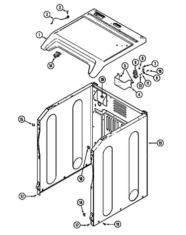 Cabinet-front (mdg3000awa) (mdg3000aww) (mdg3000axa) (mdg3000axw)