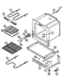 Oven/base (aaq/aat) (cer3540aaq) (cer3540aat)