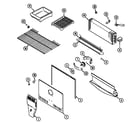 Maytag CTM430 freezer compartment diagram