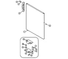 Maytag CTM430 fresh food outer door diagram