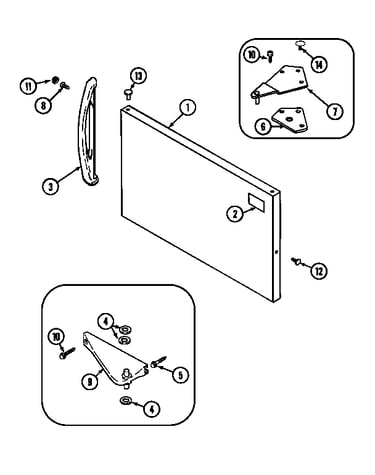 Freezer outer door