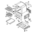 Maytag GM32211XAW oven/base diagram
