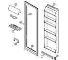 Maytag GS20C6C3EV fresh food inner door diagram