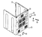 Maytag MDG9306AXA cabinet-rear diagram