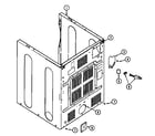 Maytag MDE9806AZW cabinet-rear diagram