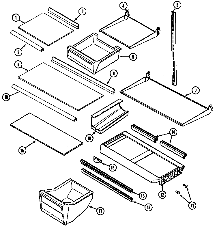 Shelves & accessories