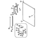 Maytag GT1986PKCA fresh food outer door diagram